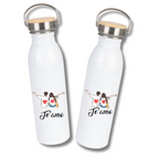 Botella de agua para el Dia de los Enamorados