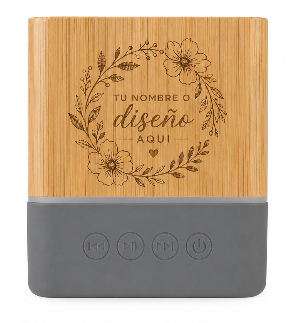 Parlante Altavoz grande de Bamboo "GREAT"