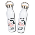 Botella de agua para el Dia de los Enamorados