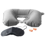 PACK DE VIAJE ALMOHADA + ANTIFAZ + TAPONES DE OÍDOS