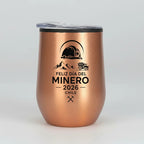 Mug Metálico Encobrizado 350cc Día Del Minero