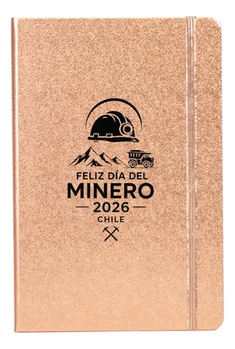 Cuaderno Encobrizado De Notas Día Del Minero
