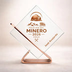 Trofeo Encobrizado Personalizado Día Del Minero