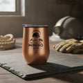 Mug Metálico Encobrizado 350cc Día Del Minero