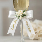 Pack 2 Copas Matrimonio Personalizadas + Cinta Decorativa