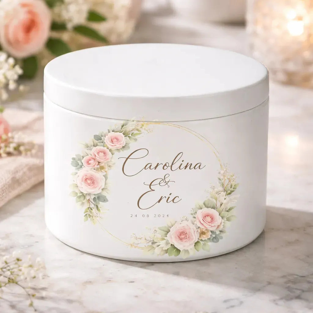 Vela Recuerdo De Matrimonio Personalizado
