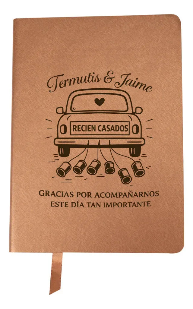 Libro Encobrizado De Firmas Matrimonio Personalizado
