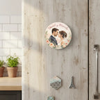 Pack 12 Imanes Personalizados Recuerdo De Matrimonio