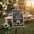 Pizarra Personalizada Para Matrimonio