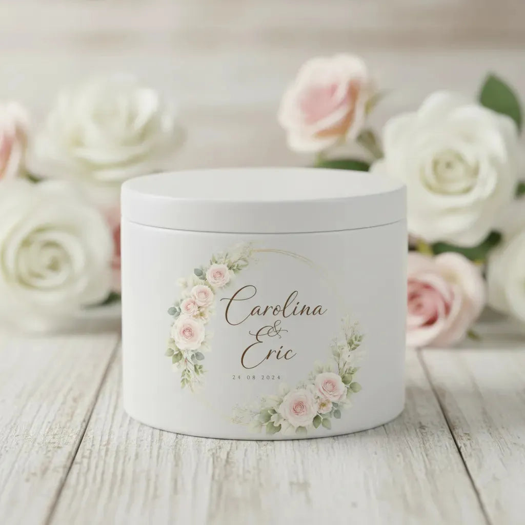 Vela Recuerdo De Matrimonio Personalizado