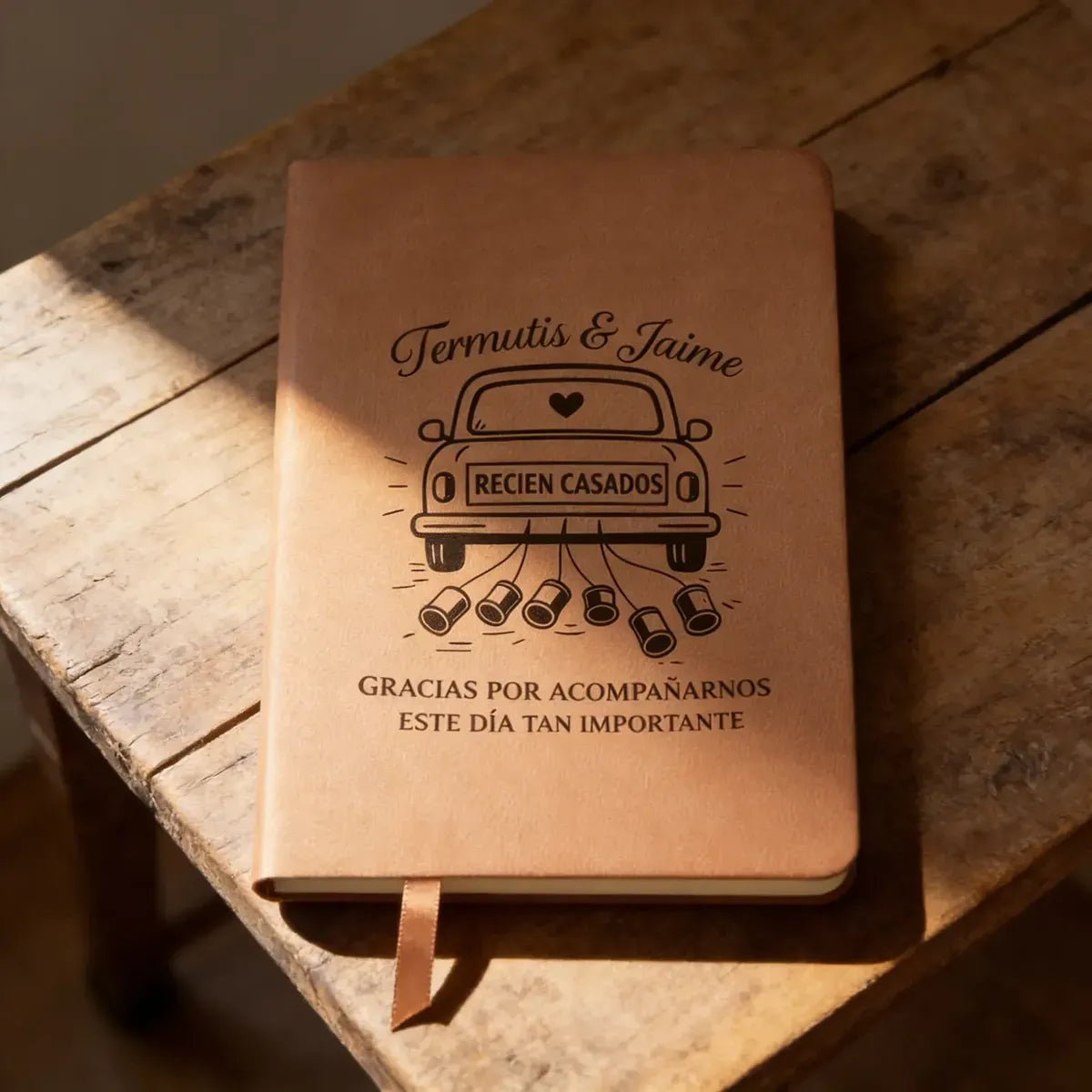 Libro Encobrizado De Firmas Matrimonio Personalizado