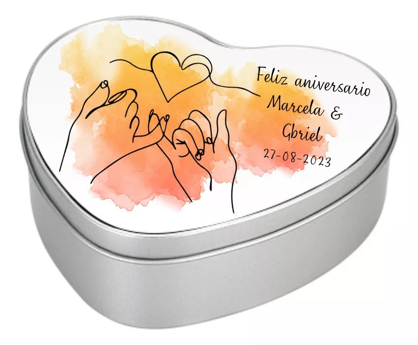 Caja Metálica para galletas o regalos