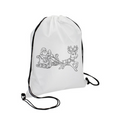 MOCHILA DE POLIESTER PINTABLE