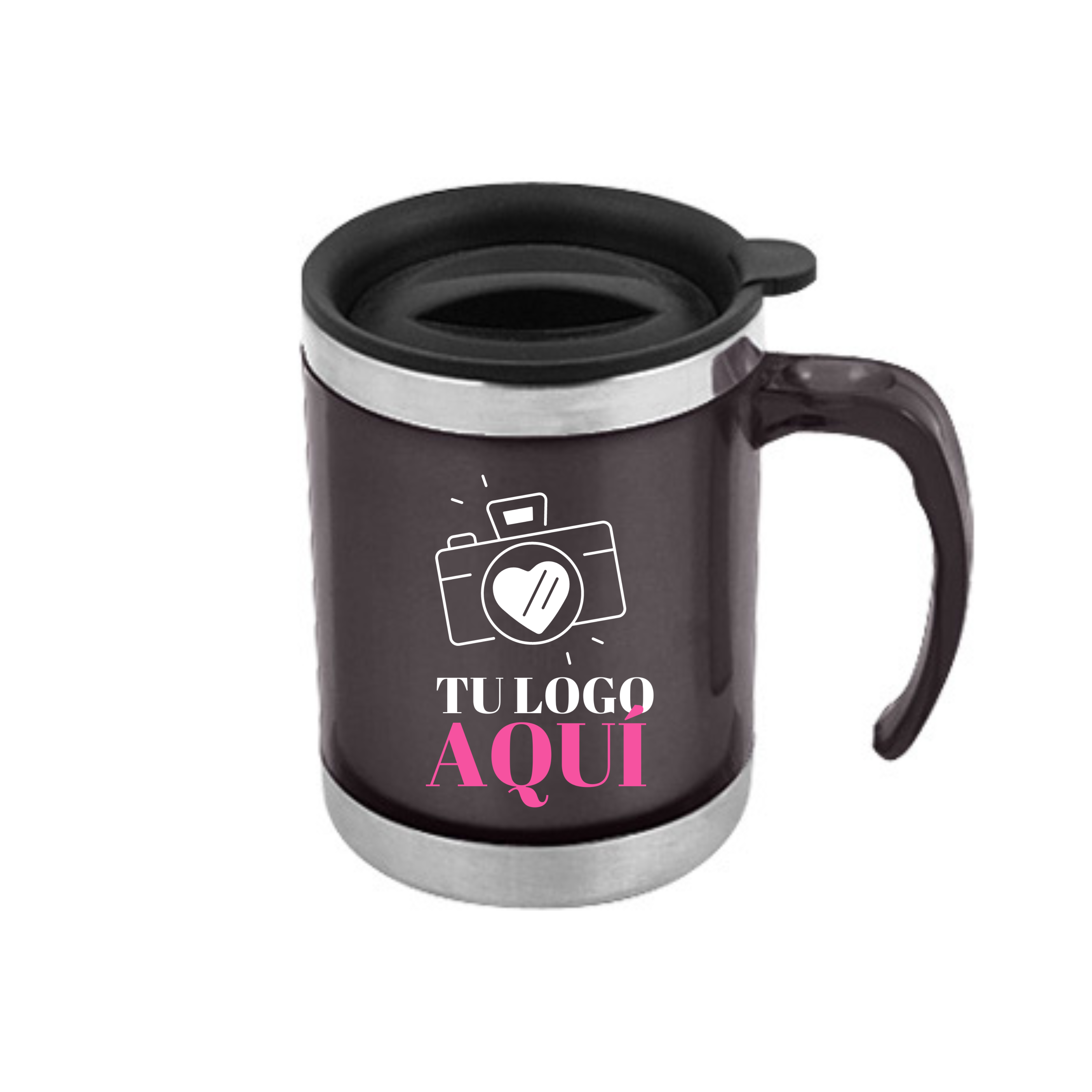 Mug de Acero Inoxidable 400cc
