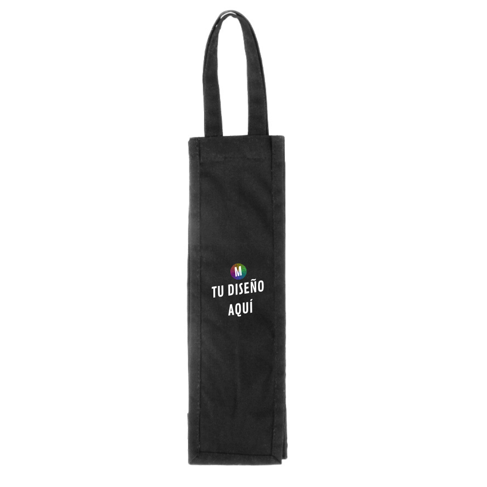 Bolsa Botella Vino 100% Algodón Canvas