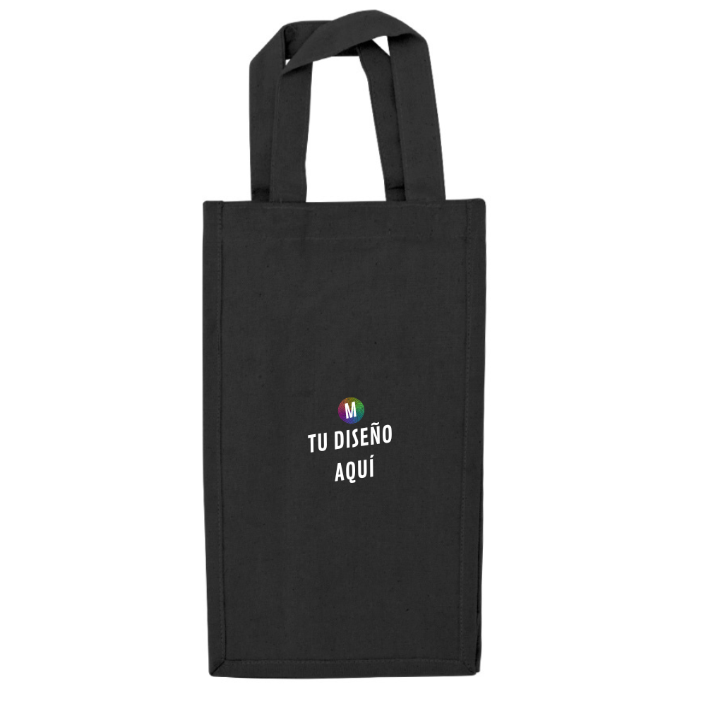 Bolsa 2 Botellas Vino 100% Algodón