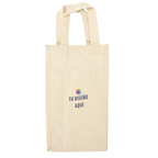 Bolsa 2 Botellas Vino 100% Algodón