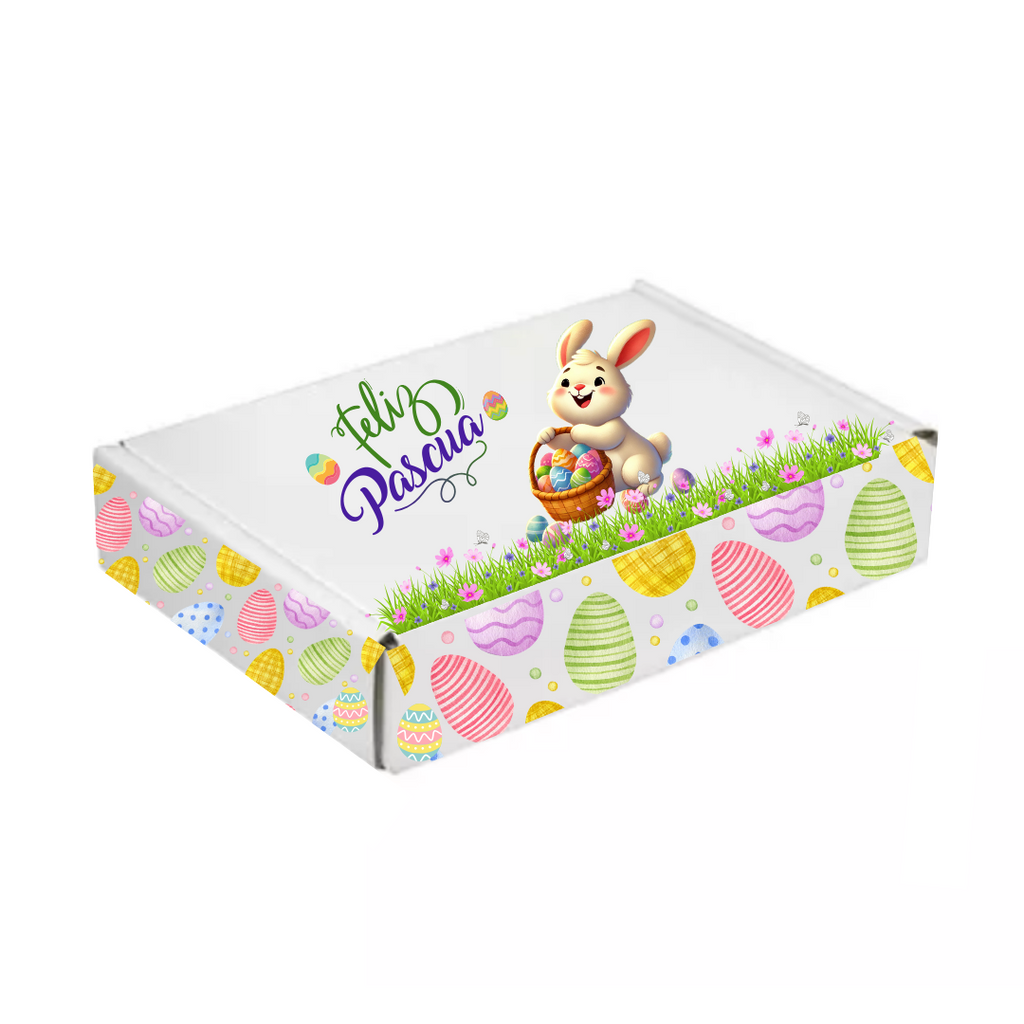 Pack 12 Cajas pequeñas conejito de pascua