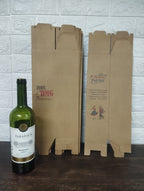 Caja autoarmable con asas, para 1 botella de Vino