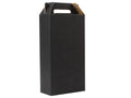 Caja autoarmable con asas, para 2 botellas de Vino