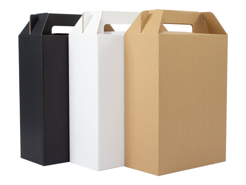 CAJA AUTOARMABLE PARA 3 BOTELLAS DE VINO