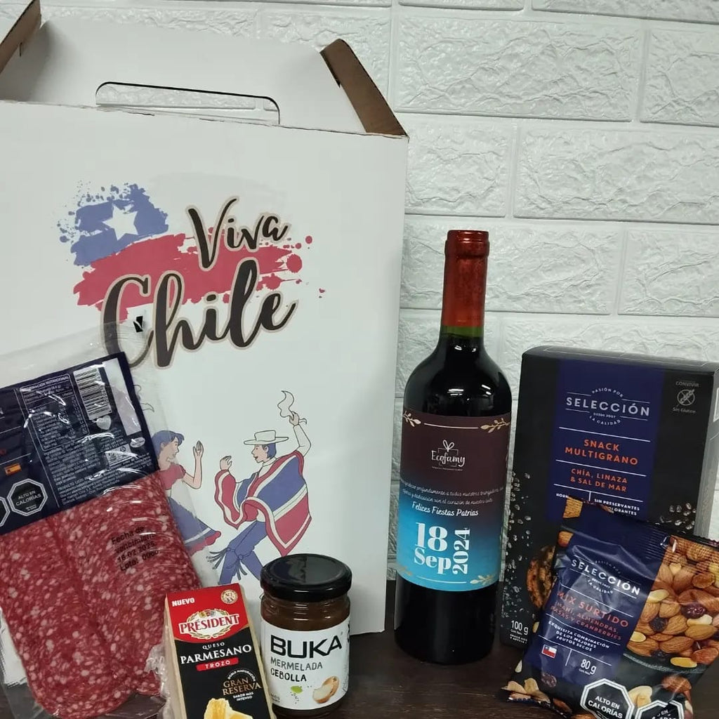 CAJA DIECIOCHERA GOURMET FIESTAS PATRIAS