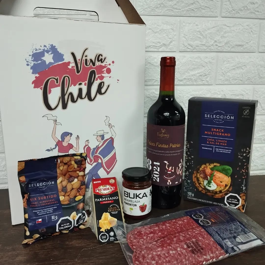 CAJA DIECIOCHERA GOURMET FIESTAS PATRIAS