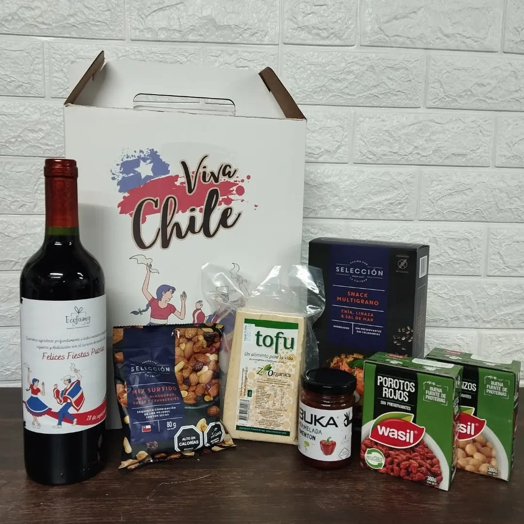 CAJA DIECIOCHERA GOURMET VEGANA LA ROSA CON EL CLAVEL