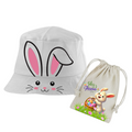 PACK INFANTIL CONEJITO DE PASCUA CON BOLSITA PARA HUEVITOS