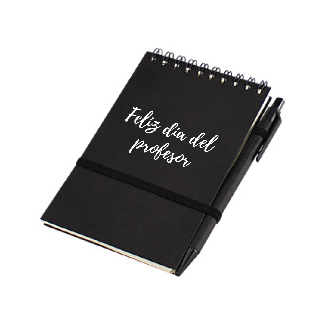 Libreta Ecológica Cartón Negro