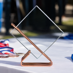 Trofeo Encobrizado de Cristal "Claim"