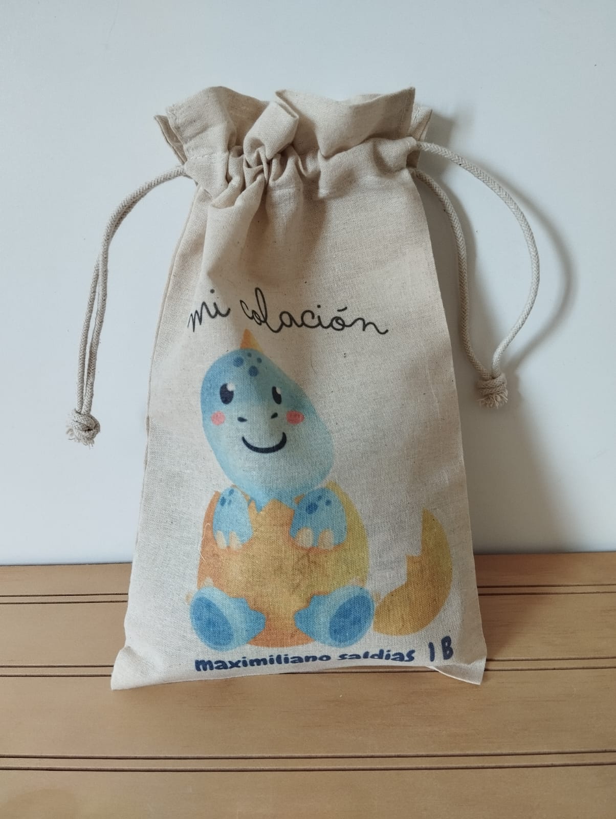Saquito de algodón personalizado para la colación