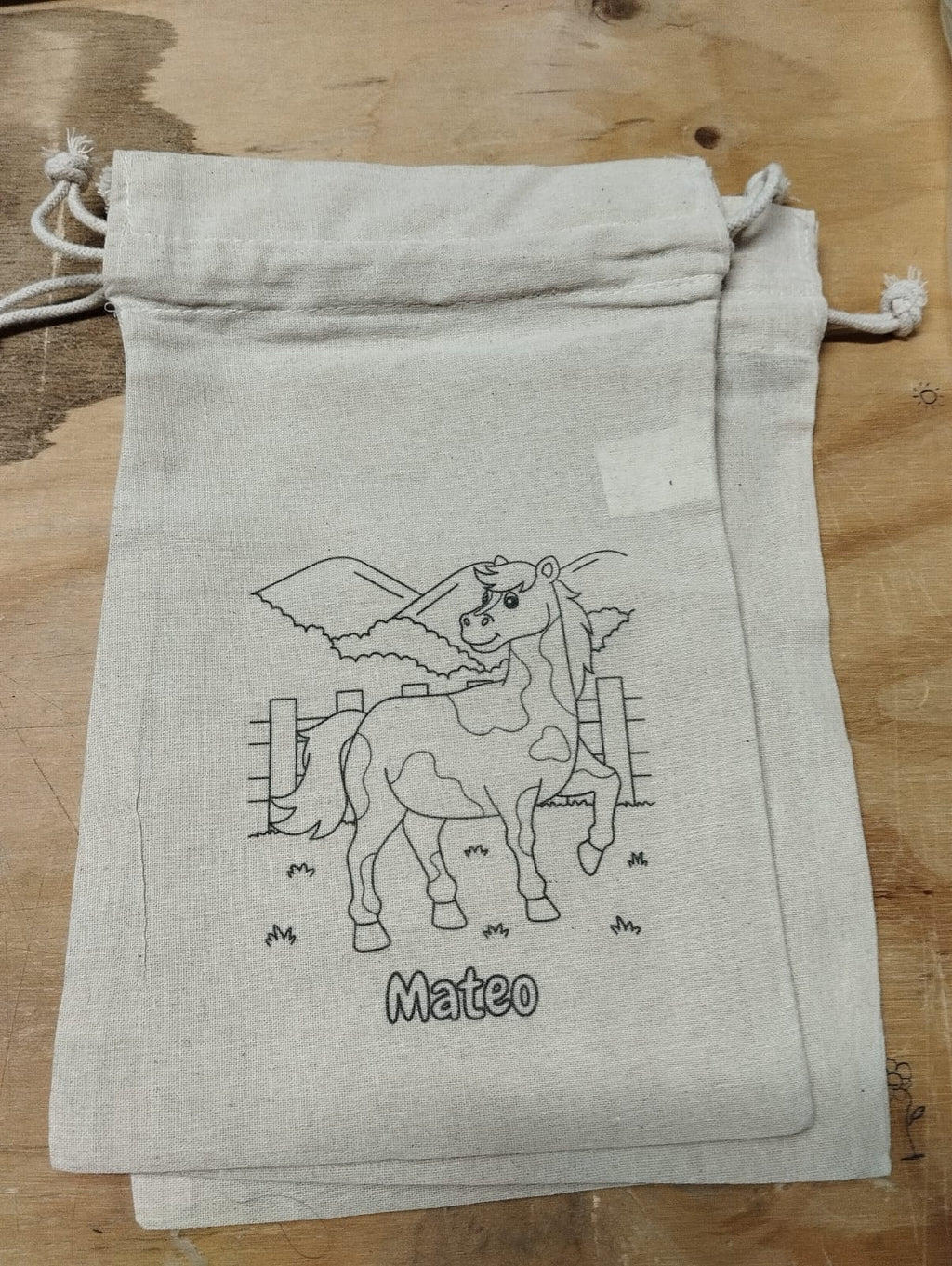 SAQUITO PINTABLE PARA COLACION O ASEO PERSONAL