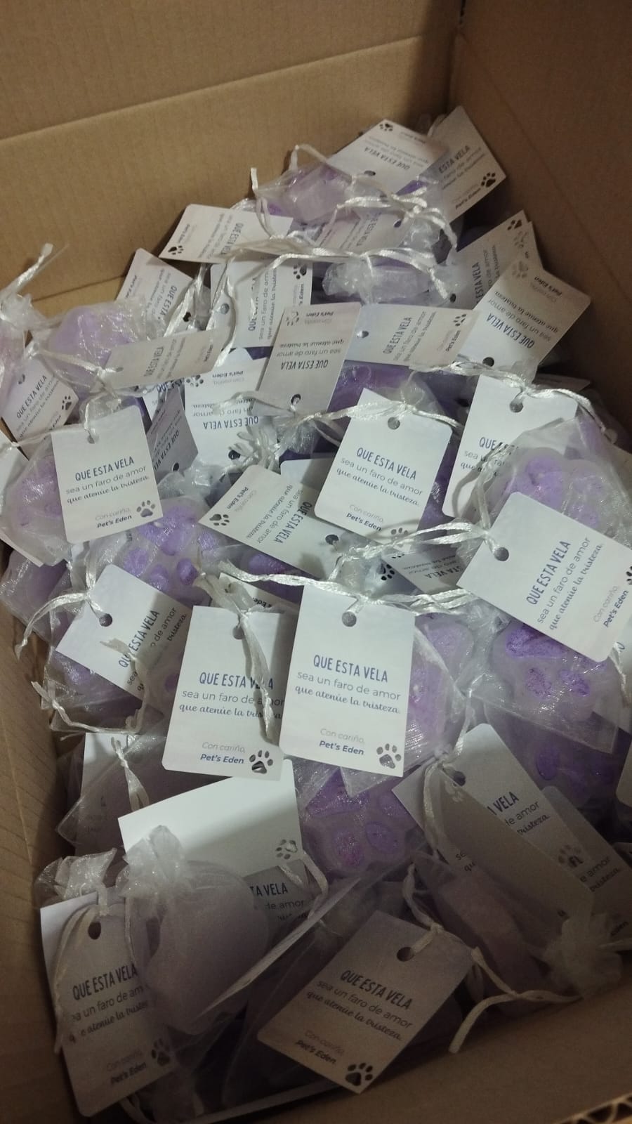 VELAS DE PATITAS (Producto exclusivo Pet's Eden)