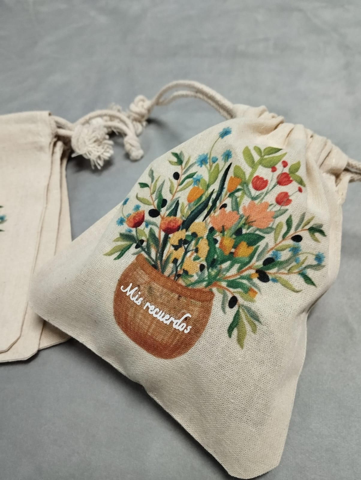 Saco 100% Algodón 120g