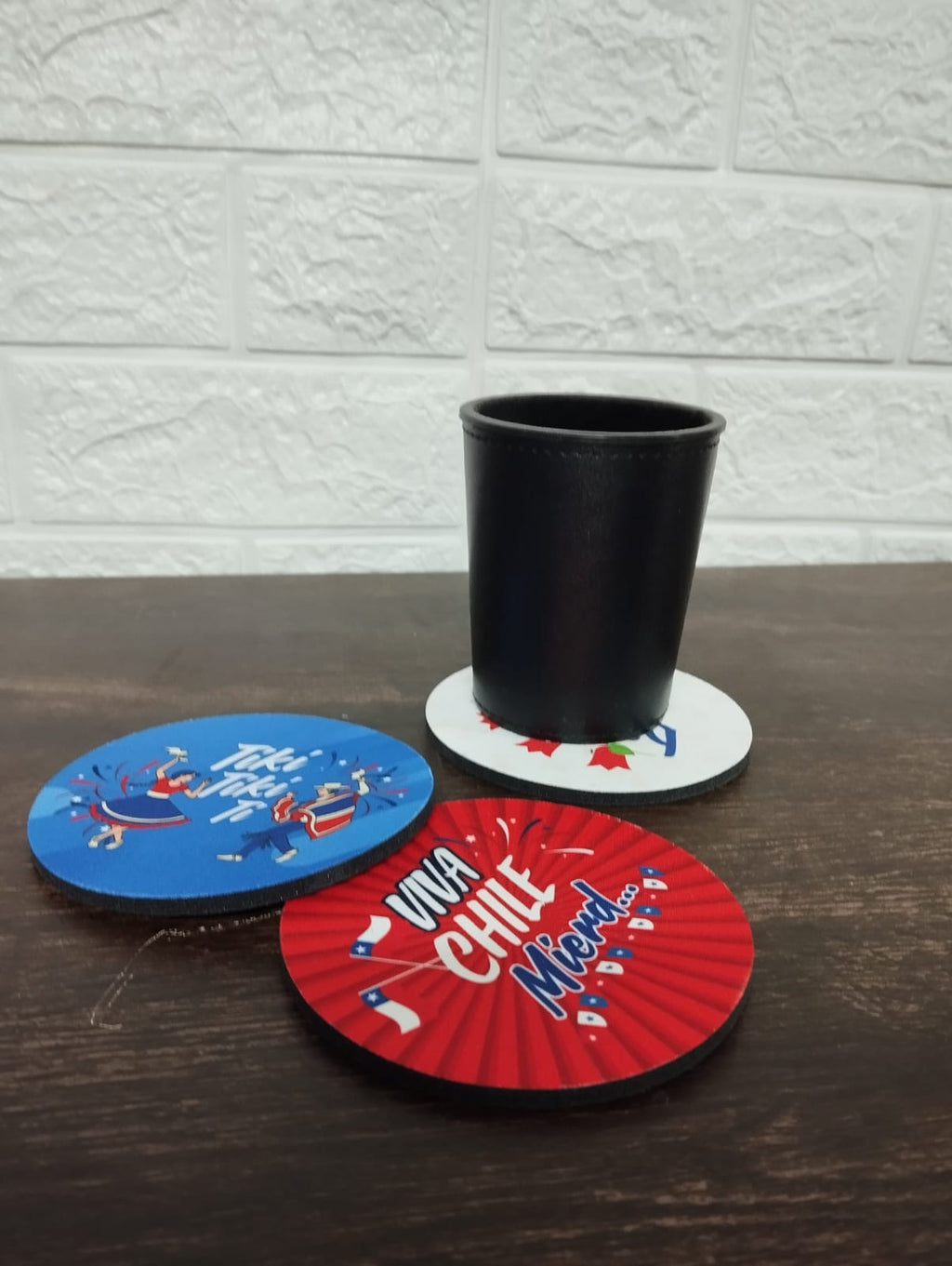 Posavasos Fiestas Patrias Chile (Pack 6unidades)