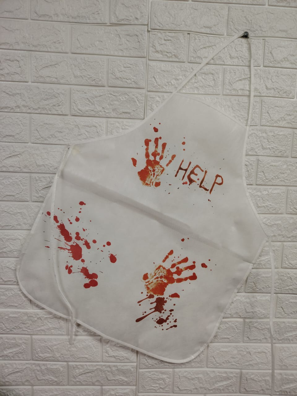 Delantal Sangriento para disfras de Halloween