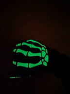 Guantes neon de calavera para disfraz de halloween