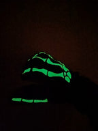 Guantes neon de calavera para disfraz de halloween