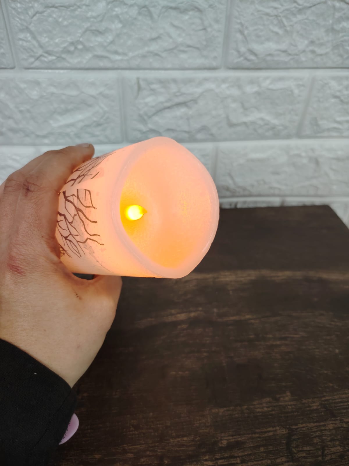 Vela eterna Cirio de halloween