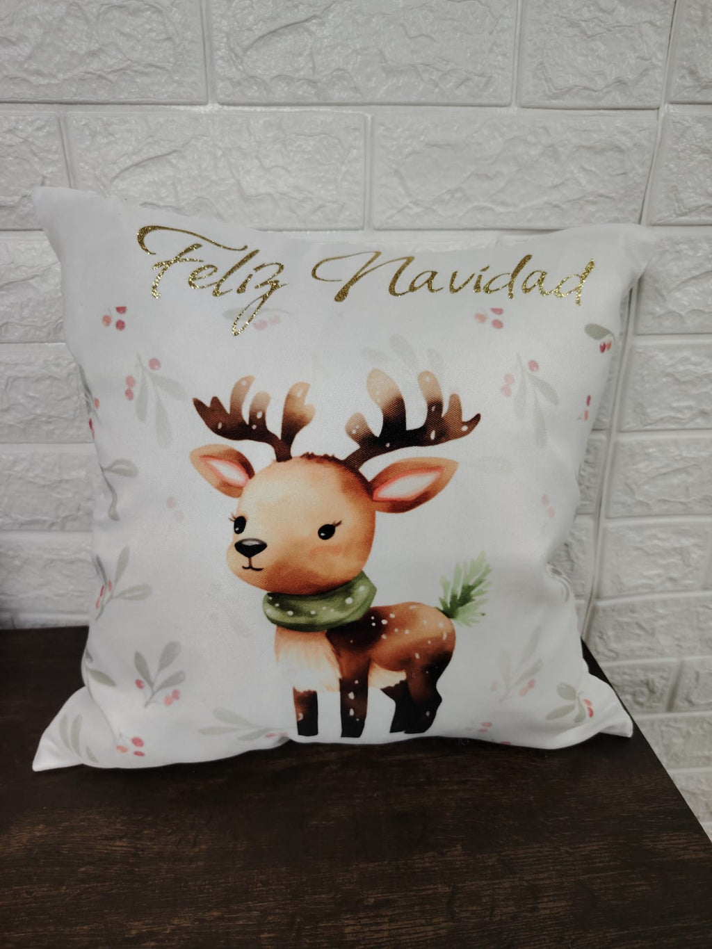 Cojines Navideños 40x40 cm con Relleno y Funda Lavable