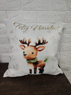 Cojines Navideños 40x40 cm con Relleno y Funda Lavable