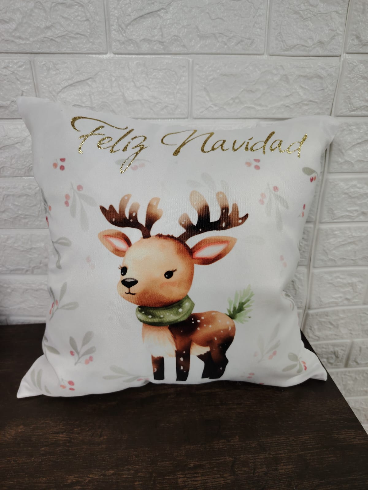 Cojines Navideños 40x40 cm con Relleno y Funda Lavable