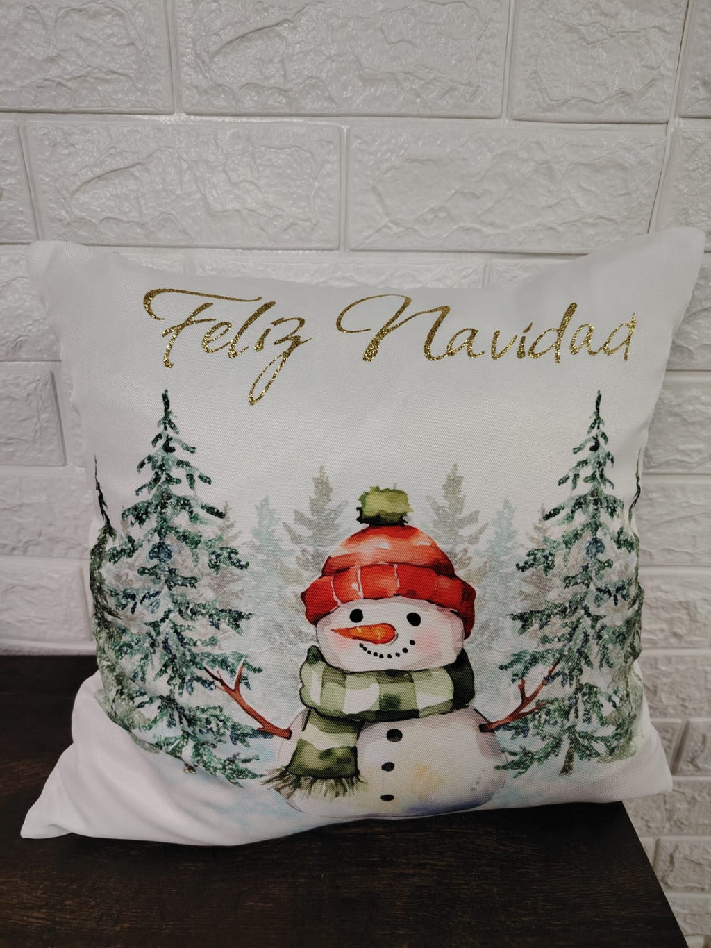 Cojines Navideños 40x40 cm con Relleno y Funda Lavable