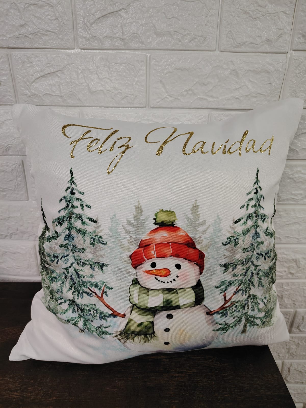 Cojines Navideños 40x40 cm con Relleno y Funda Lavable