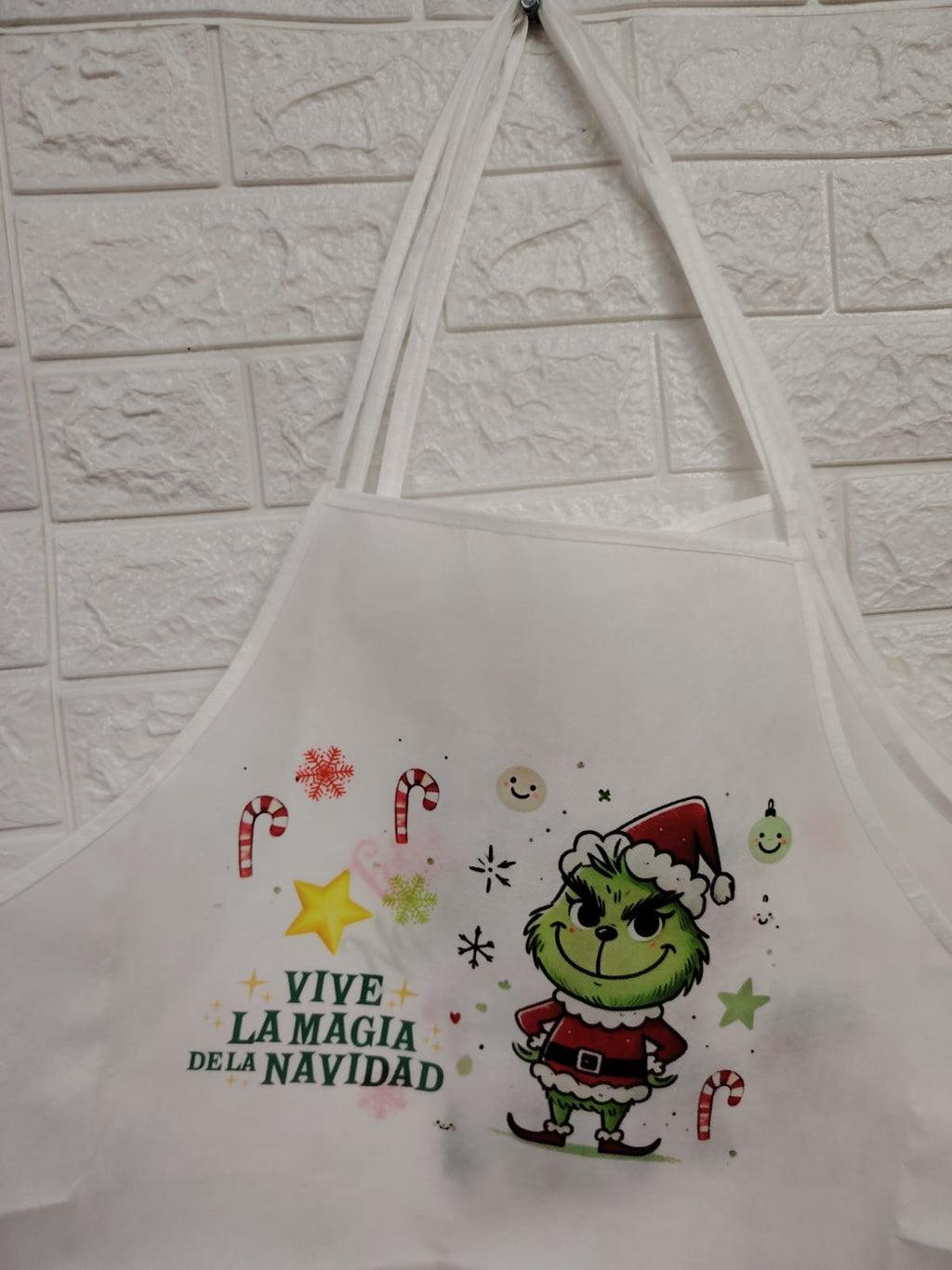 Delantal Navideño de Poliéster