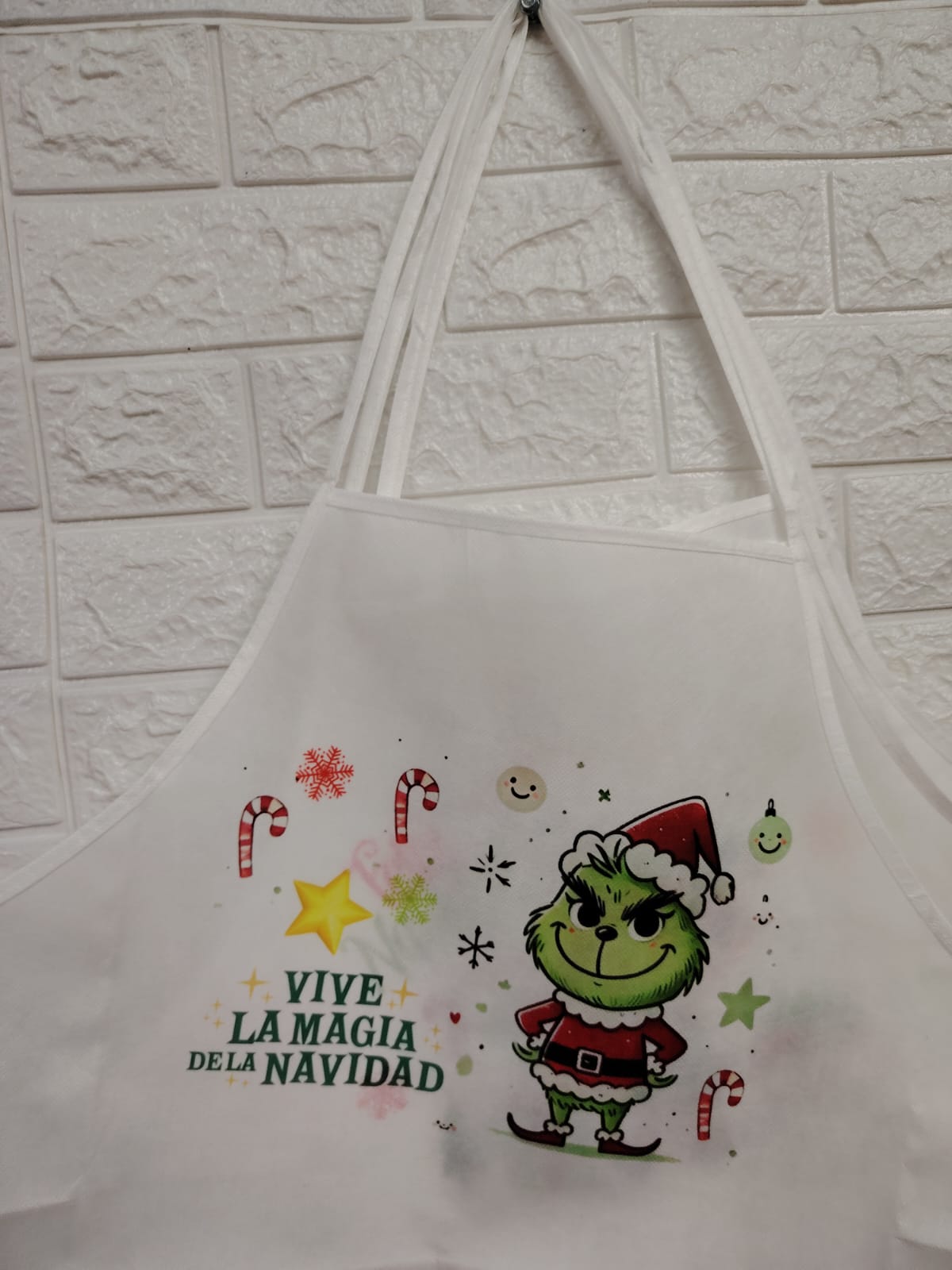 Delantal Navideño de Poliéster