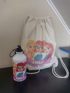 PACK MORRAL ALGODÓN + BOTELLA DE AGUA PERSONALIZADOS