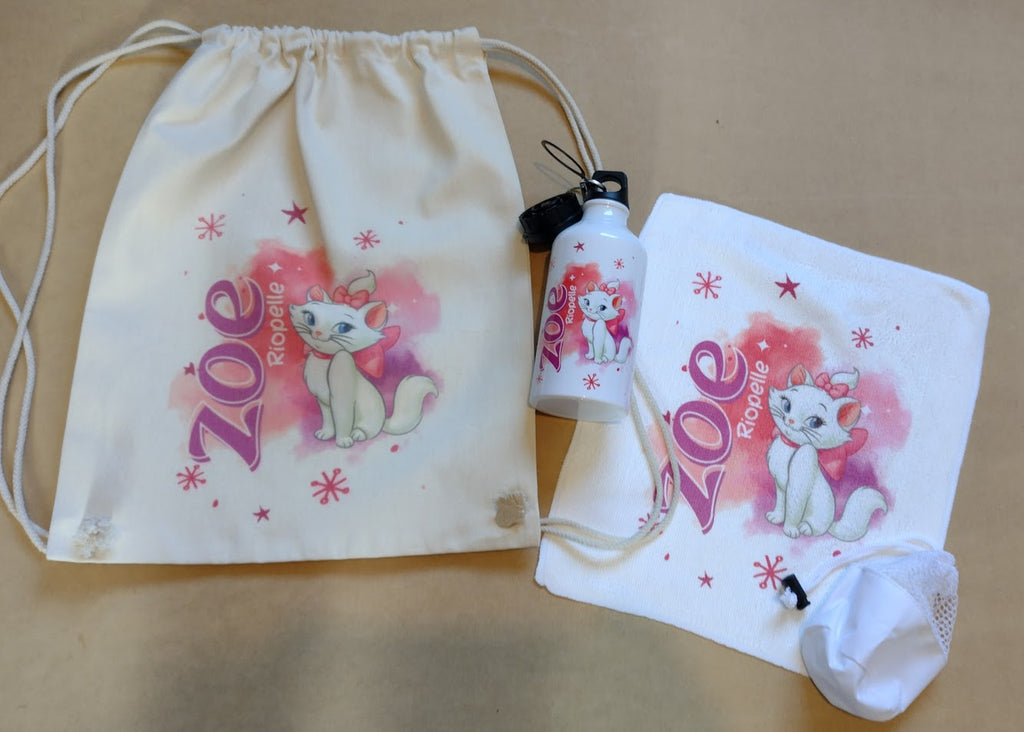 PACK DEPORTIVO TOALLA + MORRAL + BOTELLAPERSONALIZADA