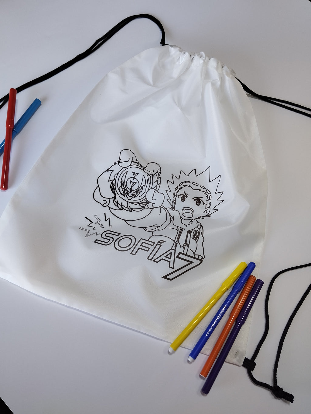 MOCHILA DE POLIESTER PINTABLE